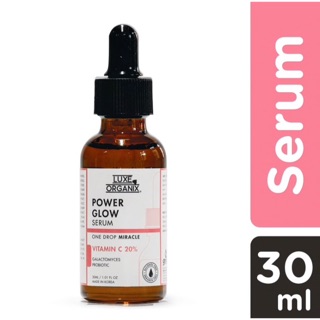 luxe organix power glow serum vitamin c