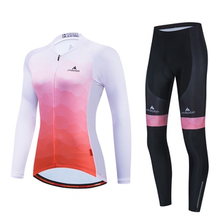 MILOTO Autumn Spring Long Sleeve Women Cycling Clothing MTB Team Jersey Bike Riding Suit Breathable Bicycle Ladies Sport (5)