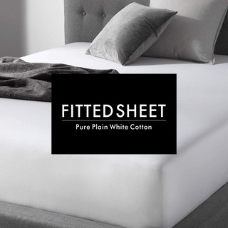 Hotel Fitted Sheet PLAIN 250TC Good Hotel Quality Affordable Bed Linen