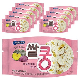 KOREA Bebe Cook Rice Kung Rice Cracker 15gX10p