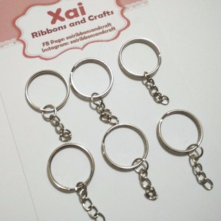 Curb Key Chain with jumpring 50 pcs