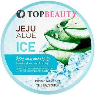 Original The Face Shop Jeju Aloe Ice Refreshing Soothing Gel (1)
