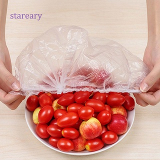 New 100Pcs Reusable Fresh Keeping Bags Stretchy For Food Storage Plastic Stretch Lids Adjustable Bowl Lids Universal Kitchen Wrap Seal Fresh Keeping Caps.