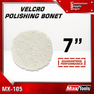 Maxtools Velcro Polishing Bonnet MX-105
