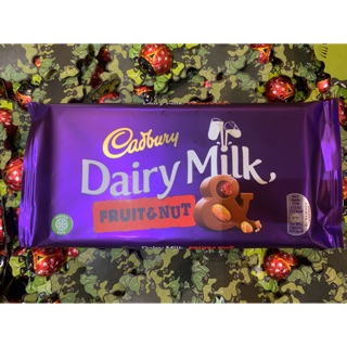 SUPER SALE! UK made Cadbury Dairy Milk Bar Fruit Nut 200g