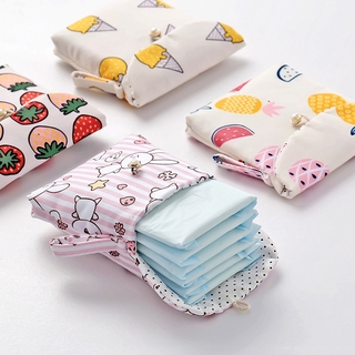 Sanitary Napkin Storage Bag Travel Aunt Towel Storage Bag Convenient Cartoon Sanitary Napkin Bag Sanitary Napkin Cute Bag