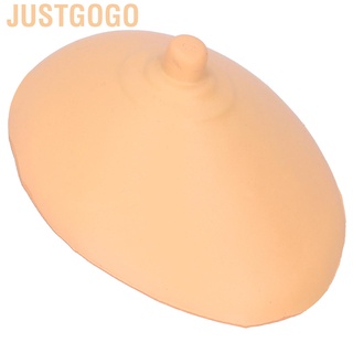 Justgogo 10pcs Practice Rubber Tattoo Fake Breast Mold Chest Model Accessories