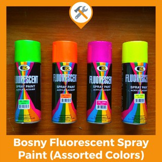 Bosny Fluorescent Spray Paint 400cc (Assorted Colors)