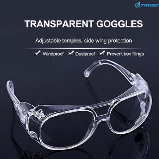 Ready Stock Safety Goggles Protective Eye Fully Enclosed Lens Goggles Wide Vision Disposable Vent Mask Anti-Fog Splash Goggles Tao3c
