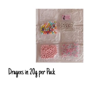 Budget Pack Dragees | Edible Cake and Cupcake Topper | 20g per Pack