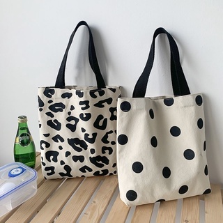 Women's Bags Mini Canvas Korea Tote Student's Shoulder Bag Shopping Bag Canvas Bag Korean Tote (1)