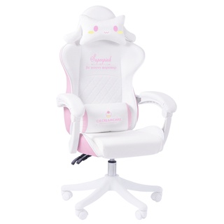 2021 New Macaron Series Computer Chair Pink Cute Girl Gaming Chair Liftable Swivel Chair Anchor Live (2)