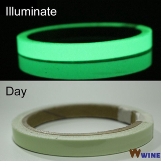 1m Luminous Tape Self-adhesive Warning Night Vision Glow In Dark Safety wine