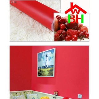 ○BHW Wallpaper Self Adhesive Wall Paper Plain Color Deisgn PVC Waterproof