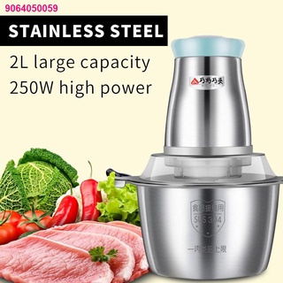 MLM09.14✖☃Stainless Steel Food Processor Electric Meat Grinder Electric Meat Mincer Household Food C