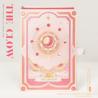Cute Anime Card Captor Sakura Clow Card Pink Magic Book 50Pcs Collection Cards Gift Box