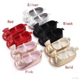 loafers◈☎lovablebaby Autumn girls non-slip leisure walking shoes bow sports shoes soft sole walking