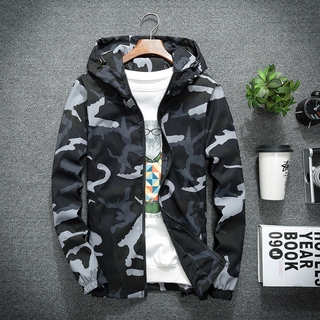 Tactical Camouflage Jacket Men Hoodie Streetwear Camo Hooded Windbreaker