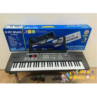 Electronic Keyboard Piano 61 Keys with Small microphone and Music Book Stand 6101