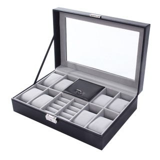 8 Grids Watch Storage Organizer Box Ring Collection Boxes CVQH (1)