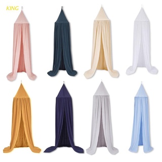 KING Baby Canopy Mosquito Net Hanging Kids Bedding Dome Bed Cotton Bedcover Bed Curta