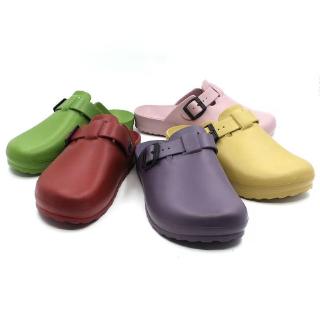 Spot goods Lohas Hospital laboratory Baotou slippers Women Wear Waterproof and non-slip EVA Slippers indoor Soft Bottom Sandals and Slippers Men XLEU
