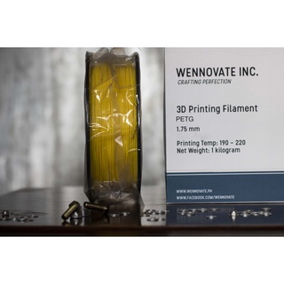 ✴▲Yellow PETG 3D Printing Filament Wennovate Japan 1.75mm