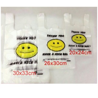 Smile thank you Plastic Bag