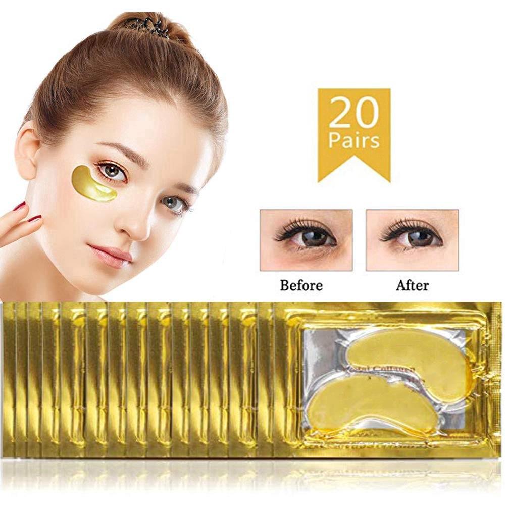 24k Gold Eye Collagen Aging Wrinkle Under Crystal Gel Patch Anti Mask