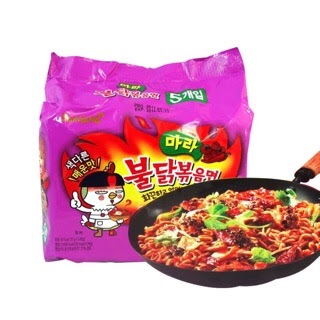 SAMYANG Carbo/Black/Red 2x Spicy/Yellow/Mala 4x (2)