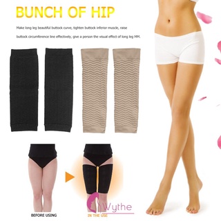 WY-new stock 2pcs Cellulite Reduce Leg Slimming Wraps Fat Burner Belt Thigh Lose Weight