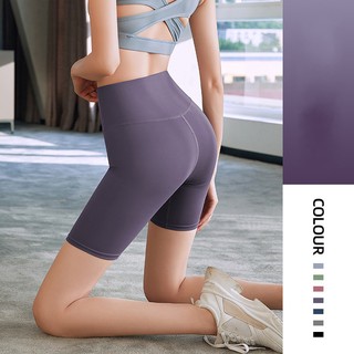 VIVENA Women Seamless Sports Fitness High Waist Shockproof shorts Jogging Peach Legging Yoga shorts
