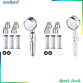 [Ready Stock] High Pressure Shower Head Bathroom Energy Water Saving Showerhead Silver