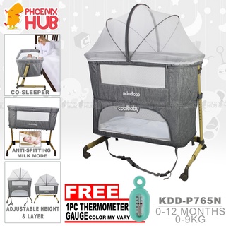 mosquito net Phoenix Hub KDD-P765N Baby Crib Portable Bed Co-Sleeper Bedside Bassinet with Built-In