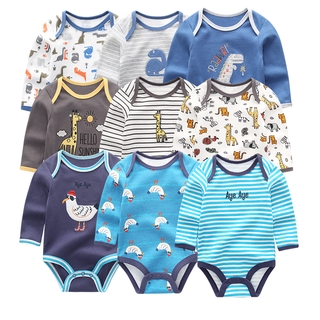3pcs newborn clothes romper jumper summer cotton cute pattern long sleeve baby bodysuit baby clothing sets Baby corner needs newborn sets Frogsuit gerber cocomelon onesies for baby boy stuff infant wear for boys 0-12m