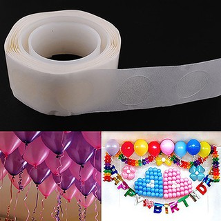 100 Pcs/Roll Double Sided Adhesive Tape Balloon Stick DIY Wedding Craft Sticker