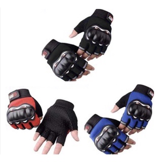 Outdoor sports tactical canvas gloves riding anti-slip shockproof high-quality half finger gloves