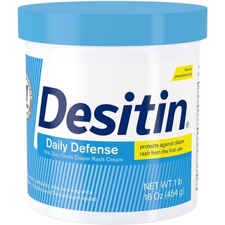 *pbb* Desitin Daily Defense Diaper Rash Cream 16oz unscented (expiration date 08/2024)