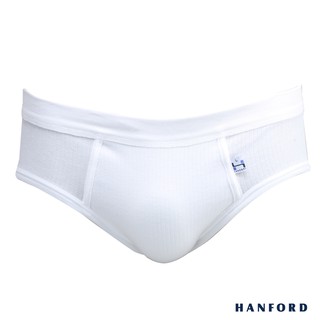 Hanford Mens Comforter Hipster Briefs w/ Lycra Waistband - White (1PC/SinglePack) (1)