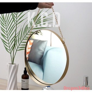 ✔✤№Decorative Hanging Wall Mirror Small Vintage Mirror for Wall 10 Inch Gold Metallic Frame Mirror