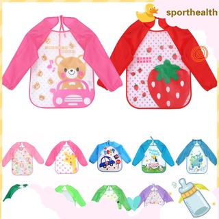 baby cover babies◙❧Long Sleeve Waterproof Coverall Baby Animals Toddler Scarf Feedin