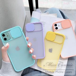 Casing iPhone 11 Camera Lens Protection Phone Case For iPhone 8plus 7plus 11 8 7 6 6s Plus X Xs SE 2020 8 Colors Candy Phone Cover