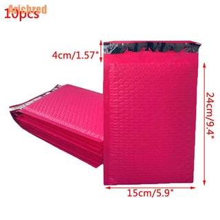 [NEW] 10pcs 9x6 Inch Poly Bubble Mailer Pink Self Seal Padded Envelopes/mailing Bags
