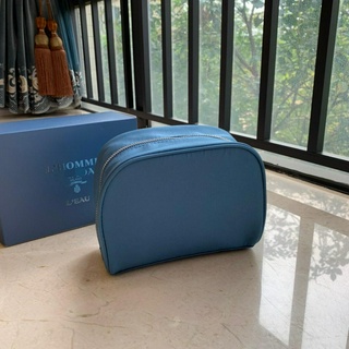 L'HOMME L'EAU Blue cosmetic bag business travel storage bag large capacity gift box (2)