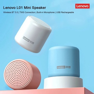 Lenovo L01 Mini Wireless Bluetooth 5.0 Speaker Tws Connection Outdoor Speaker With Lanyard Portable