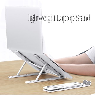 Lightweight Stand Plastic adjustable laptop stand foldable portable laptop MacBook stand