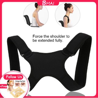 Bmai Posture Corrector Adjustable Spine and Back Support Back Brace Posture Corrector Back Pain Relief Clavicle Support for Men And Women Pain Relief