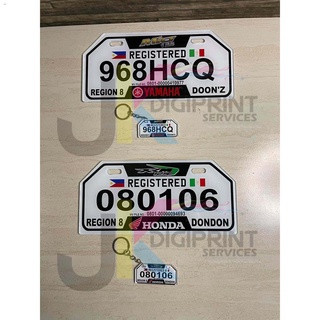 car accessoriesTemporary Plate Number for Motorcycle with free mini plate number keychain - 3mm Acr