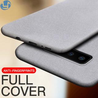 Ultra-Thin Sandstone Matte Case Samsung S9 S10 Plus S10 5G Note 10 Pro A9 A7 2018 Scrub Soft Case