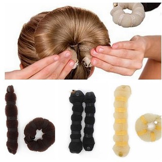 💎♥ Caterpillar Shape Quick Bun Maker Holder Ball Hair Accessories (1)